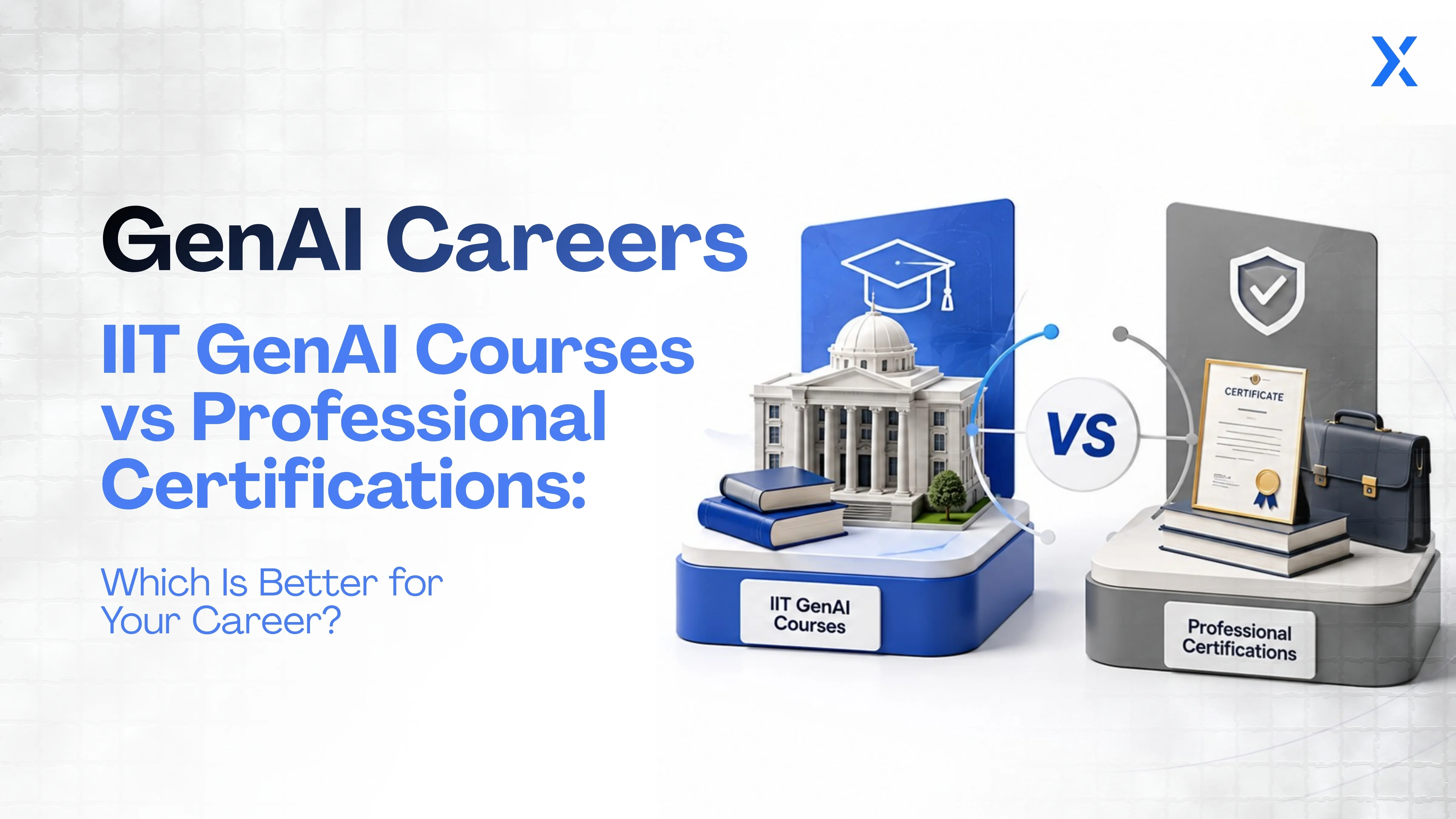 IIT Generative AI Course vs. Professional Certification: Which One Is Right for You?